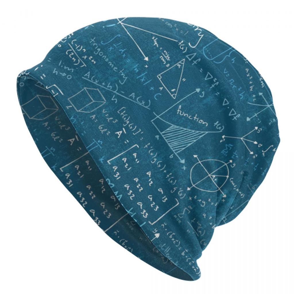 Custom Pure Math Nerd Bonnet Hats Hip Hop Knit Hat For Women Unisex Winter Warm Physics Science Skullies Beanies Caps