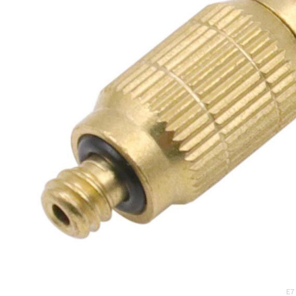 10-24unc Brass Misting Nozzle Hose Nozzles Patio Outdoor Cooling System Irrigation Anti Rust