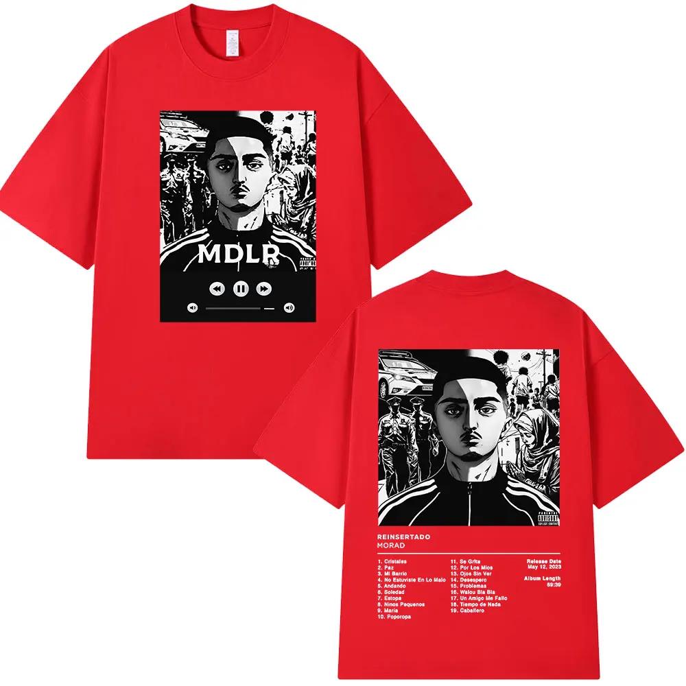 

Rapper Morad M.D.L.R Graphic T Shirt Men s Women Clothing Fashion Hip Hop Vintage T-shirt Cotton Oversized Short Sleeve T-shirts 3XL