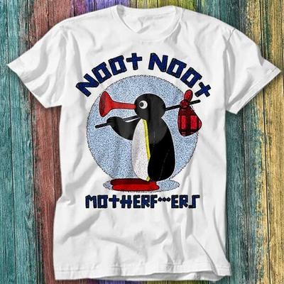 Pingu Noot Noot Motherfcukers T-Shirt Top Tee 291
