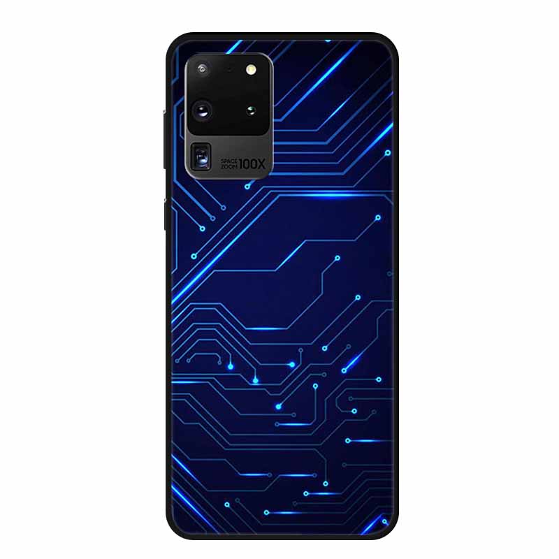 For Samsung S20 Ultra 5G Phone Cases Animals TPU Soft Silicone Back Cover for Samsung Galaxy S20 Ultra LTE 5G Funda Bumper Coque