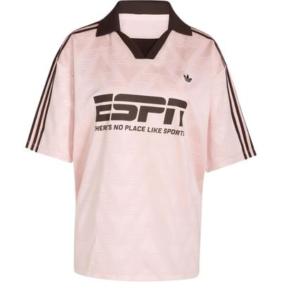 adidas Originale Fußball V-Ausschnitt Locker Lässig Retro Sport Kurzarm Trikot Damen Oberteile KG3611
