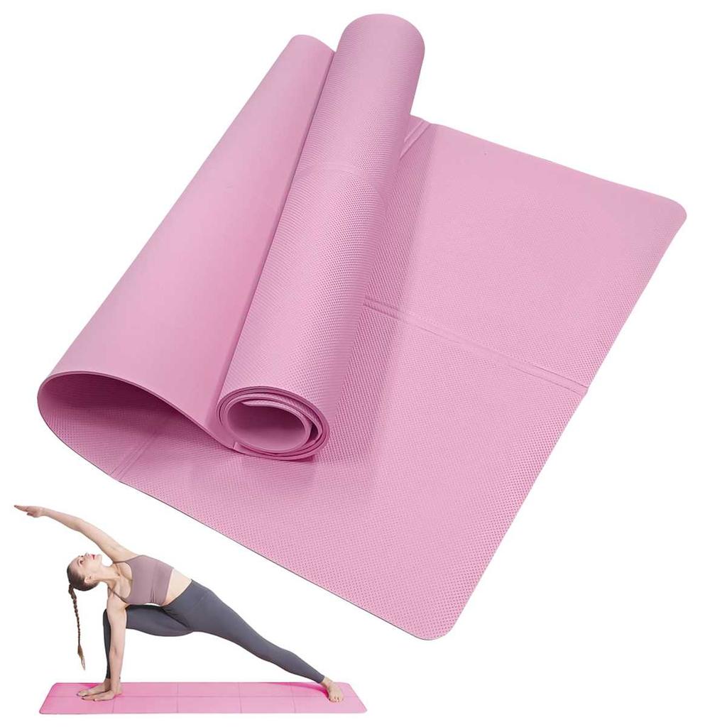 Pink Foldable Yoga Mat Eco Friendly Eva Folding Travel Fitness Exercise Mat 3/4/6Mm Thicknesses For Yoga Pilates Workouts