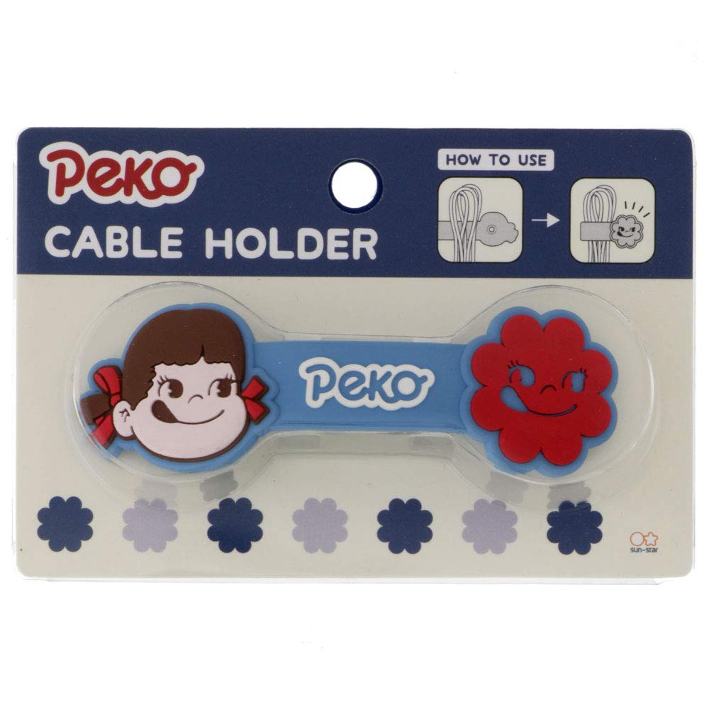 

Sunstar Stationery Cable Holder Blue S9481630 Peko-chan синий