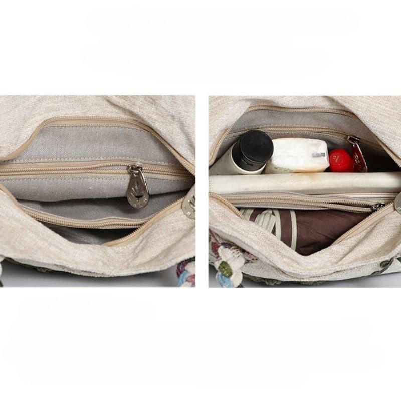 Bohemian Handmade Flower Handbag