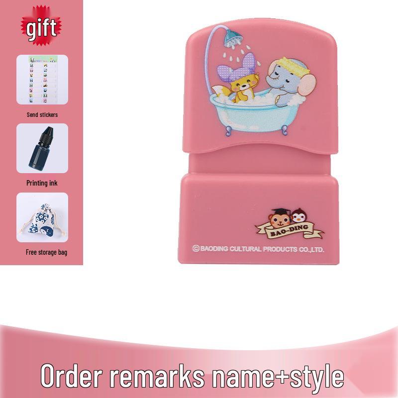 

Waterproof Cartoon Name Stamp for Kids Clothes