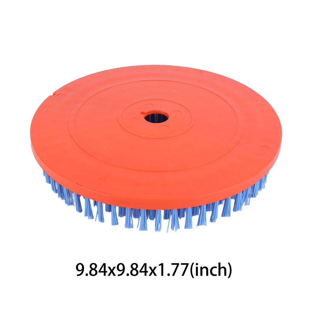 Spazzola per Pulizia Tosaerba Design 3T Spazzola a Filo Acciaio per Terreno Sciolto Testa Spazzola Weeding in Nylon ad Alta Efficienza per Giardino Cortile Pavimento Patio