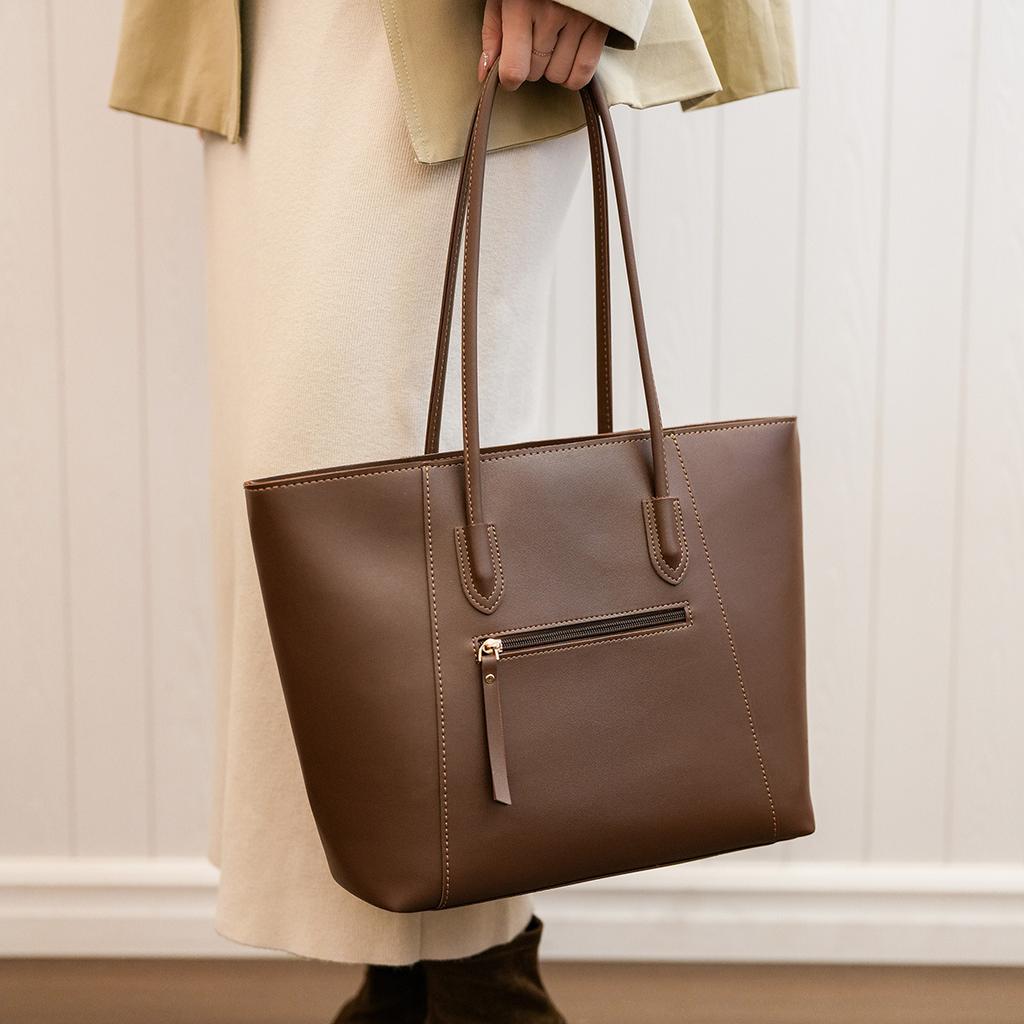 Popular fashion large capacity tote bag women's shoulder handbag simple fashion large capacity