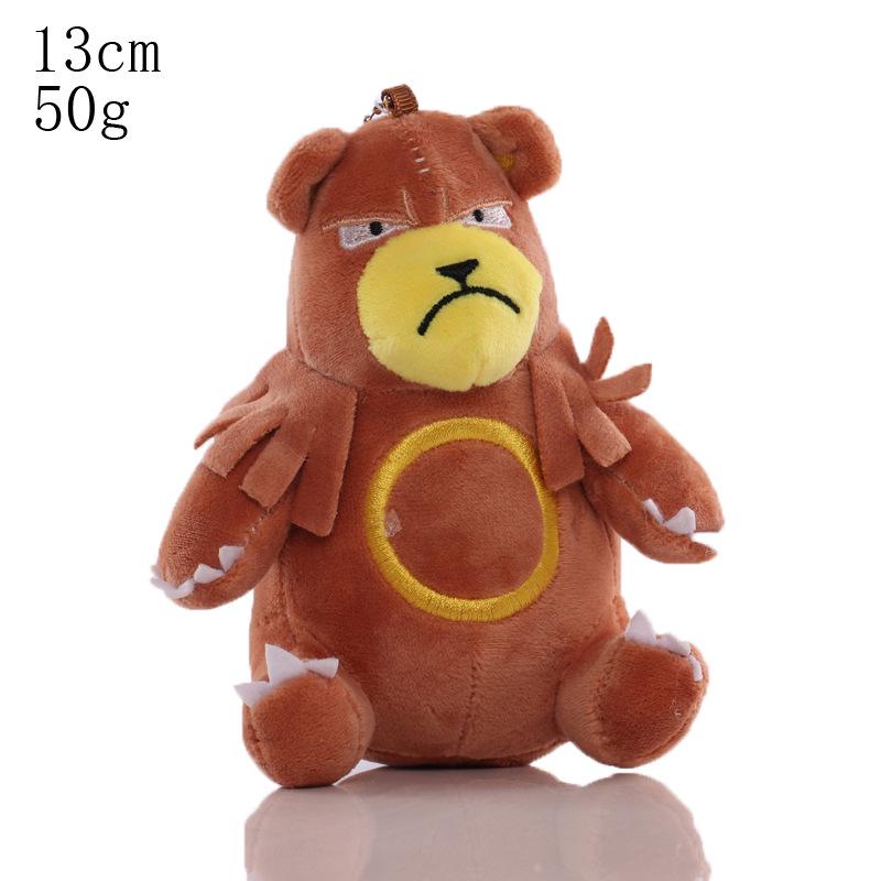 Conjunto de Chaveiros de Pelúcia Pokémon: Squirtle, Charmander, Psyduck, Bulbasaur & Pikachu