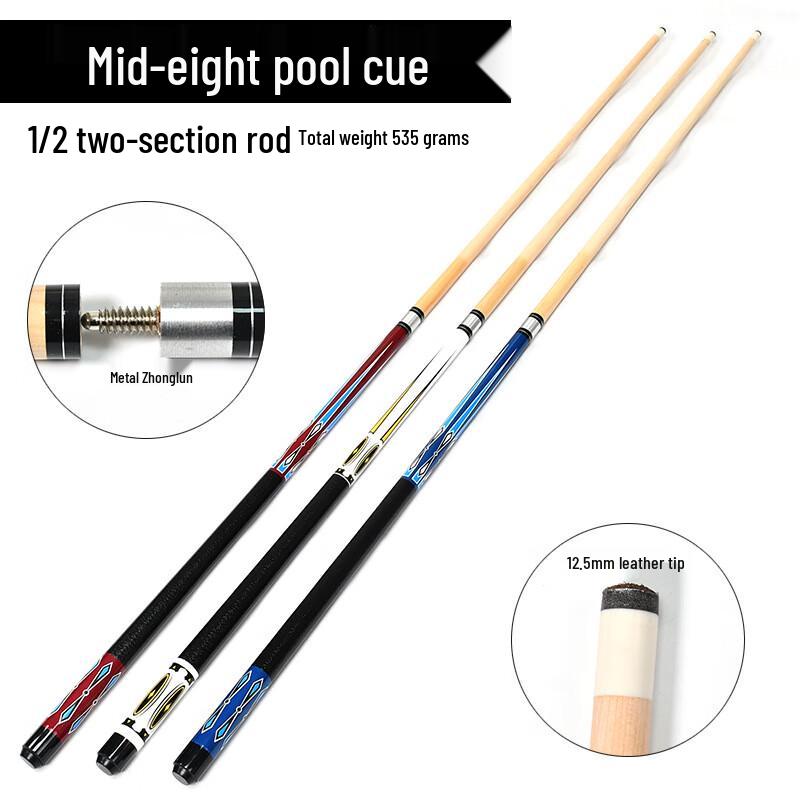 Taco de Sinuca Jingyu Estilo Americano Duas Peças