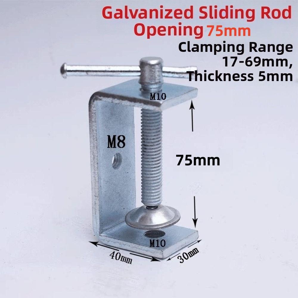 Adjustable Square Clamp Zinc Plating Fixed Holder Clip Professional C-clamp Hardware Fasteners