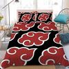 Logo A-Akatsuki Duvet Cover Set Home Style Bedding Soft Laundry Cotton Bed 3 Piece Set Student Dormitory Gift