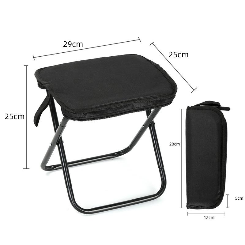 Folding Chair Stool Portable Lightweight Folding Chair Portable Backpack Folding Stool for Outdoor Camping Picnic Sit Pad