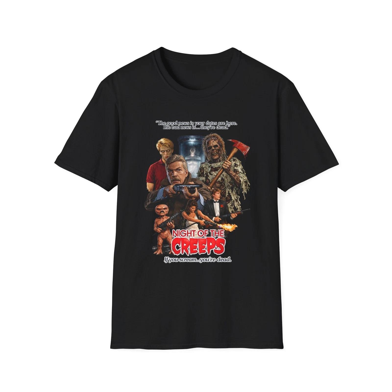 Night of the Creeps Movie T-Shirt | Horror Retro Tee XXL
