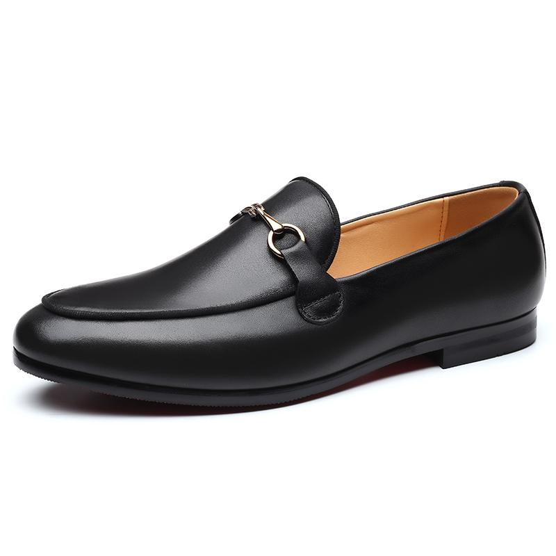 Fashion Leather Shoes For Man Genuine Leather Big Size Shoes High Quality Designer Formal Platform Casual Shoes Fashion Business