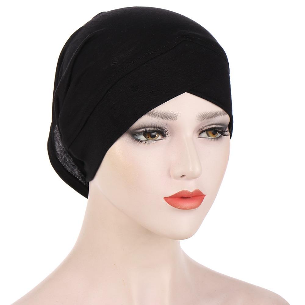 Cotton Under Scarf Caps Jersey Under Hijab Bonnet Comfortable Fit Inner Cap  for Women