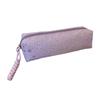 Printed Pencil Storage Bag Canvas Zipper Stationery Pouch Trendy Makeup Bag  Children