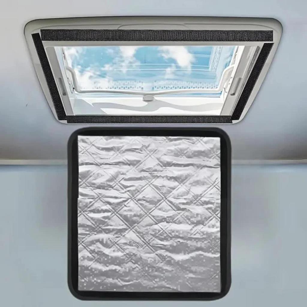 Foldable Insulation Vent Shade Cover Heat Reflection Design Practical Accessory for Camper Caravan Motorhome Use