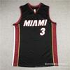 Maglia da Basket Miami Heat Uomo Donna Cotone Cucita Uniforme Squadra NBA Butler Wade Herro City Edition