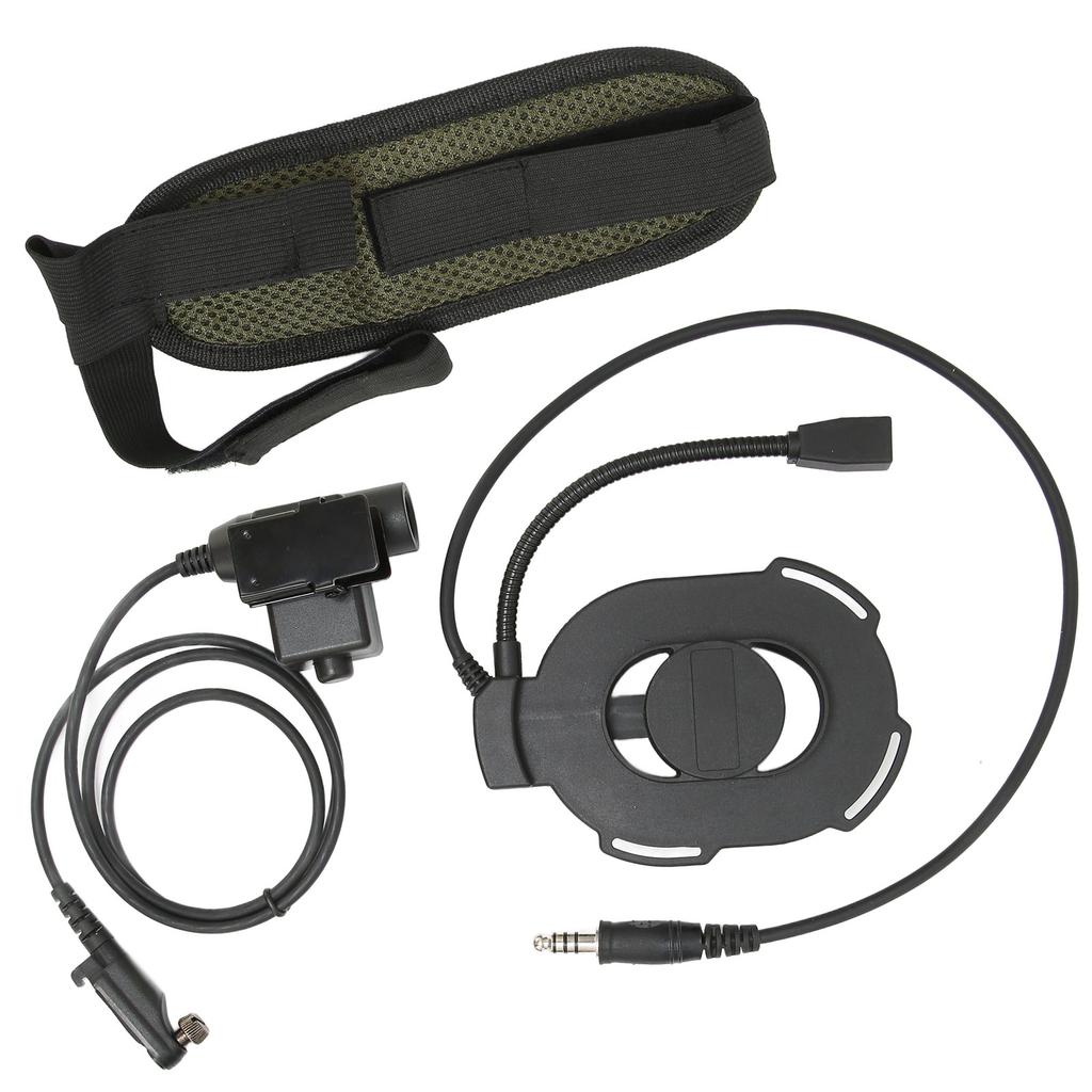 HD01 Military Unilateral Headset High Strength Walkie Talkie Headset for Hytera PD600 PD602 PD605