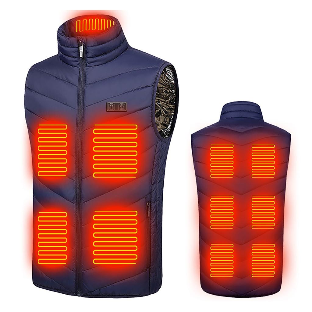 Newly Upgraded  Control 11 Heating Vest Constant Temperature Intelligent Electric Heating Vest