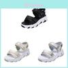 Summer Casual Womens Open Toe Sandals With Breathable Pu Upper For Beach And Daily Wear