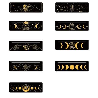 Witchcraft Supplies Wood Tarot Stand Holder Moon Phases Tarot Altar Stand Holder