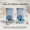 Automatic Pet Water Feeder and Food Dispenser for Cat Dog Cage Use Quiet Splash-proof Universal Cat Dog Feeder