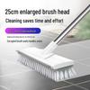 Retractable Long-Handled Stiff Bristle Bathroom Floor Cleaning Brush
