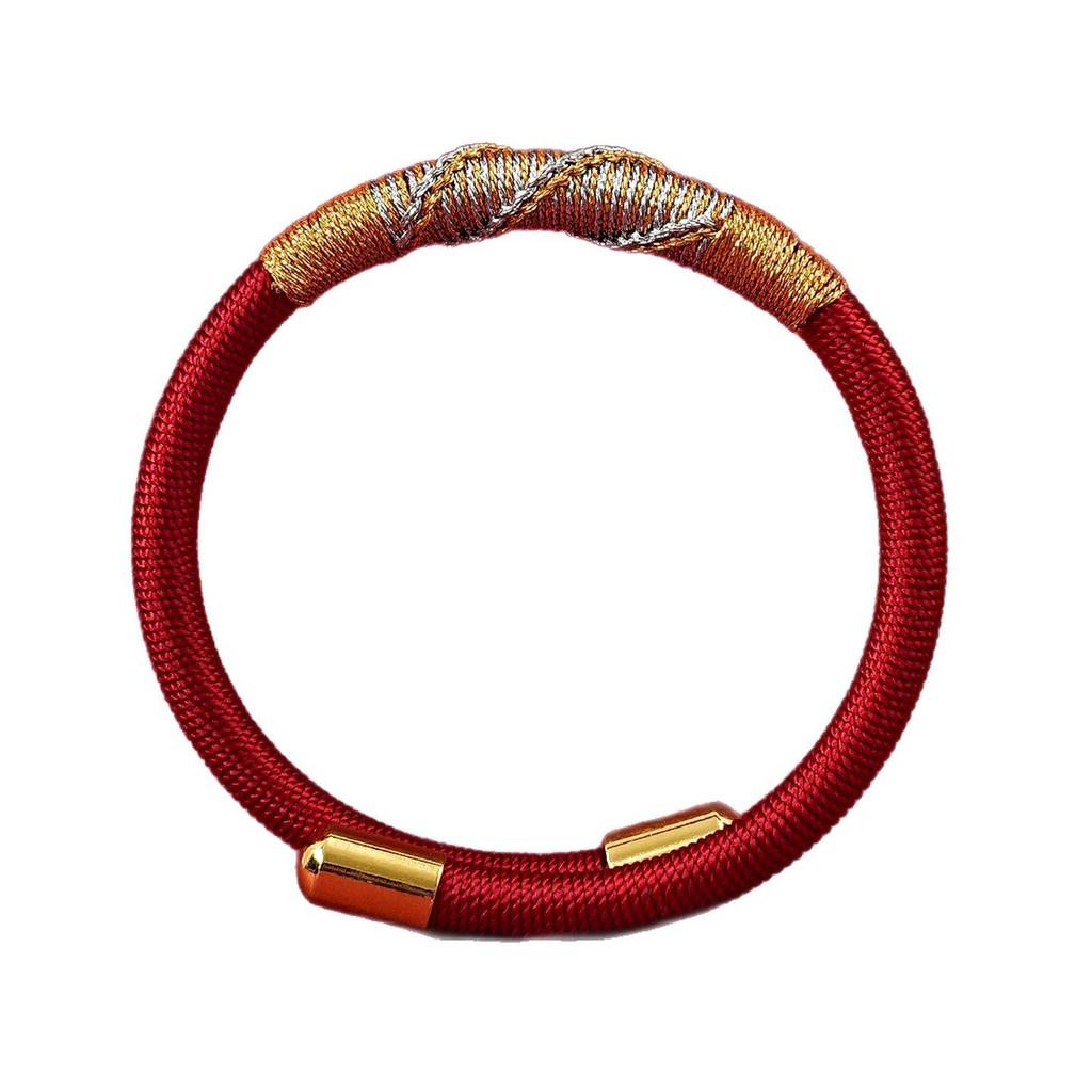 2026 Year of the Horse Panlong Knot Ninefold Kasyapa Blessing Handwoven Tibetan-Style Bracelet