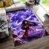 Naruto Character Personalized Name Floor Rug Office Rug Suitable for Game Room Bedrooms Living Rooms Hallway Antislip Carpet Decorate Offices
