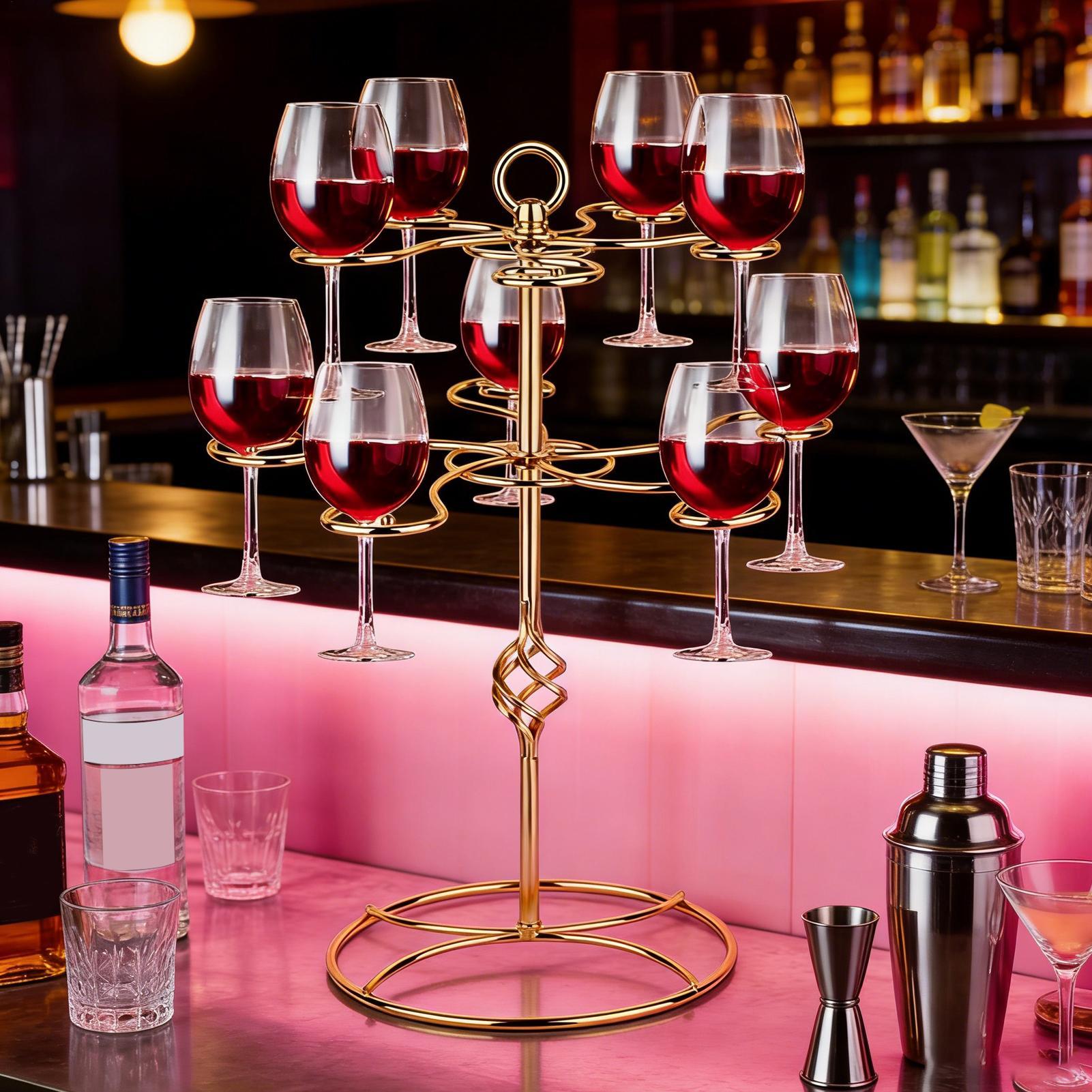

Cocktail Tree Stand For Drinks 2 Tire 10 Holder Drink Tower Cocktail Tower For Kitchen Dining Room Party Bar Home Counter China Mainland