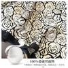 [Wholesale] Hangzhou Silk Black and White Rose Silk Medium Square Scarf Mulberry Silk Scarf Spring and Autumn Silk Scarf Versatile Scarf