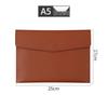 A4 Leather Magnetic File Bag with Custom Logo Options - Business Document Envelope Design in Multiple Specifications