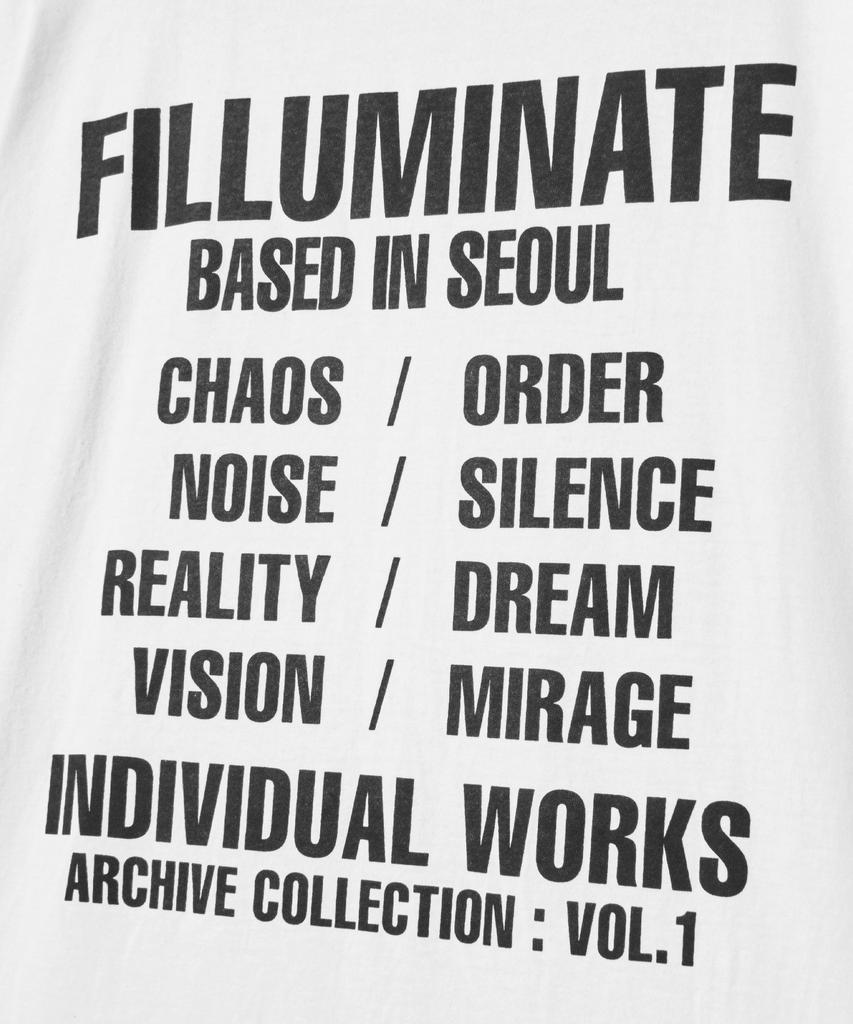 FILLUMINATE Contrast Graphic T-Shirt - White