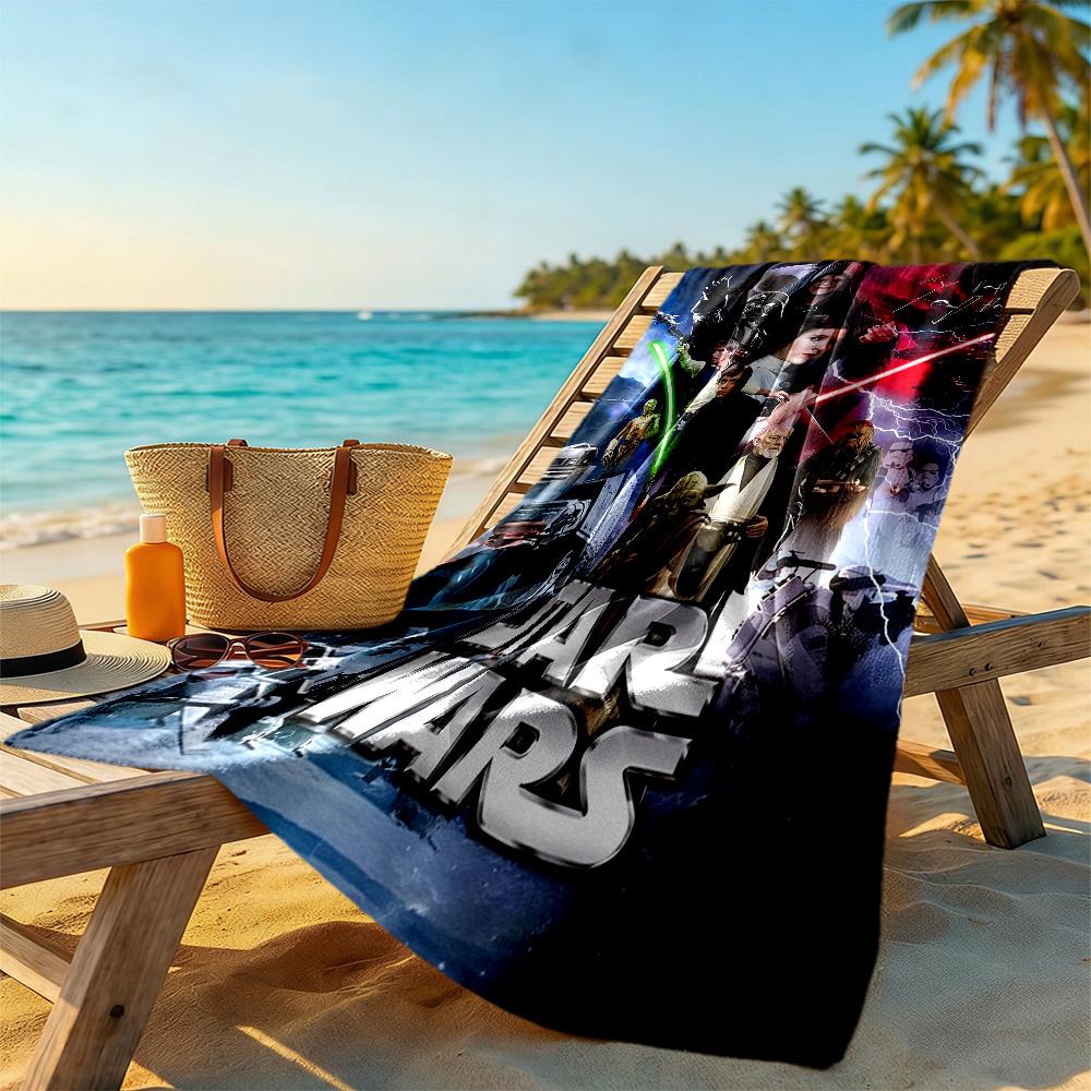 Star Wars Beach Towel Quick-Dry Soft Microfiber Comfortable Lightweight Portable for Swimming,Beach,Camping, Travel, Beach Accessories,Gym