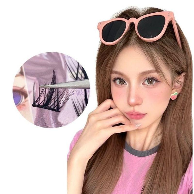 Lactacia - False Eyelashes Clusters with Tweezers
