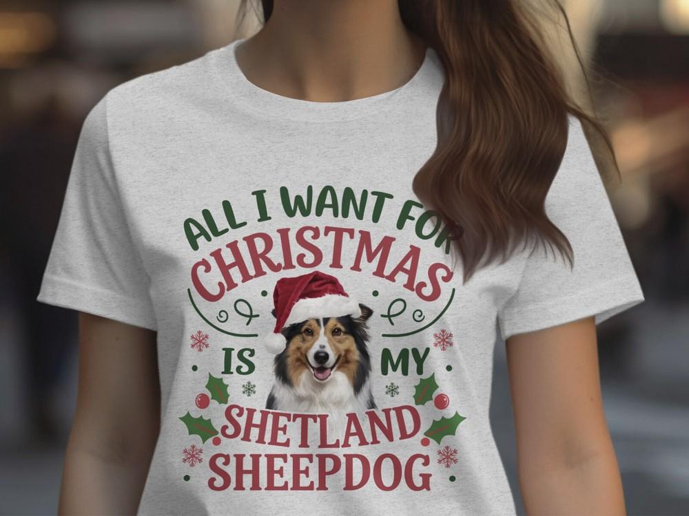 

Xmas T Shirt Christmas TShirt Shetland Sheepdog Lover Xmas Tee Holiday Festive 4XL