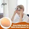 Simulated Egg Fidget Toy 1/3/5Pcs Stress Ball with Mesh Bag Slow Rebound Squeeze Handheld Reliever Anxiety Relief Soft Pinch Sensory Memory