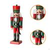 Christmas Decorative Nutcracker Figurine Seasonal Decor 25 Cm Crafts for Centerpiece