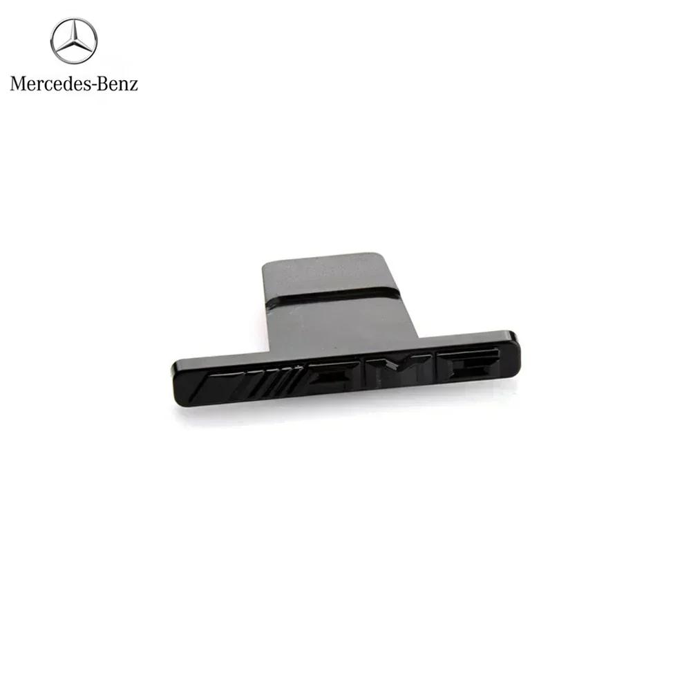 ESU5 1pcs 3D AMG Logo Emblem Car Front Grille Badge For Mercedes Benz w211 W124 W169 W176 W177 W202 W203 W204 W205 W210 accessories