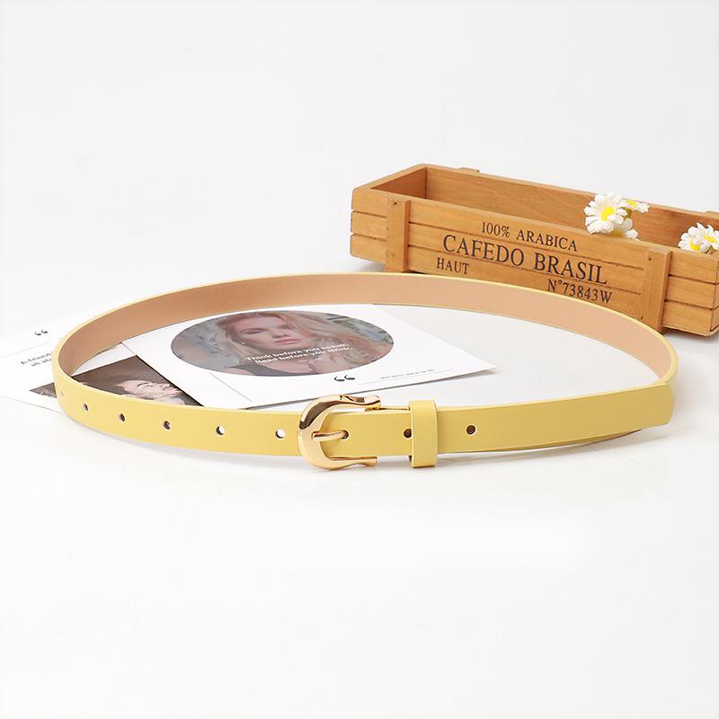Women's Multicolor PU Leather Fashion Belt