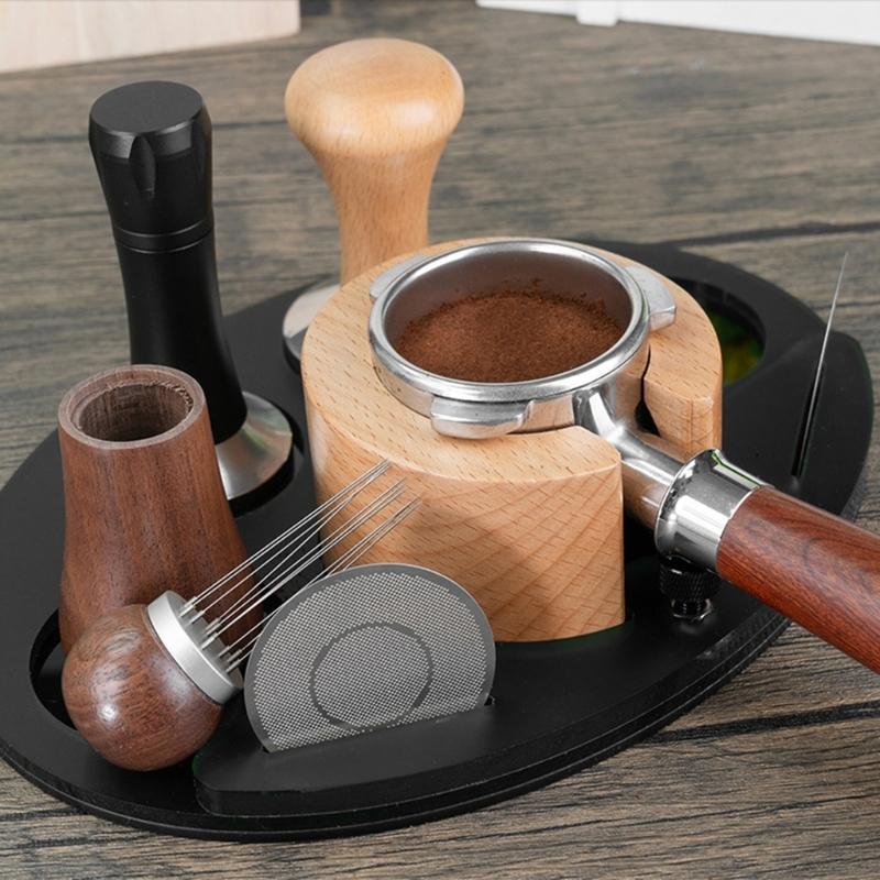 Coffee Tamper Station Coffee Tool Holder Coffee Tamper Station Coffee Utensils Holder Present for Coffee Enthusiasts