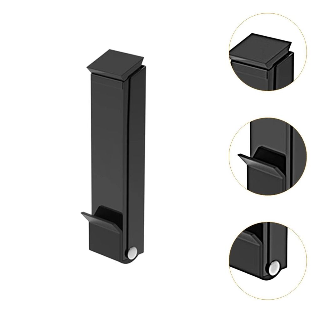 Self Adhesive Flip Door Stopper Kick Down Door Stop Folding Foot Pedal Door Positioner  Heavy Duty