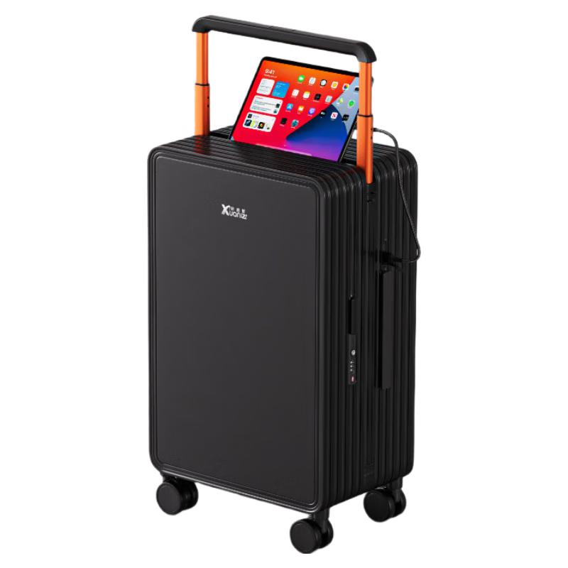 Kuaichi Student Wide Handle PC Spinner Luggage 20 inches