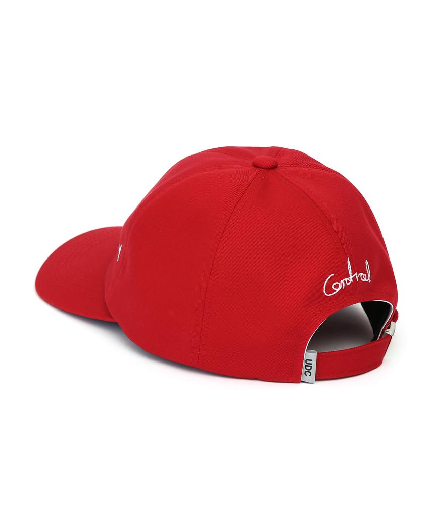 Eondeokeonteulol Cotton Logo Ball Cap Make A Smile / Classic B B / Red