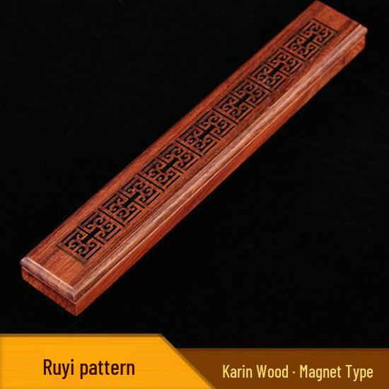 Vietnamese Rosewood Incense Burner - Hollow Red Wood Agarwood Incense Stick Holder and Ceremony Gift