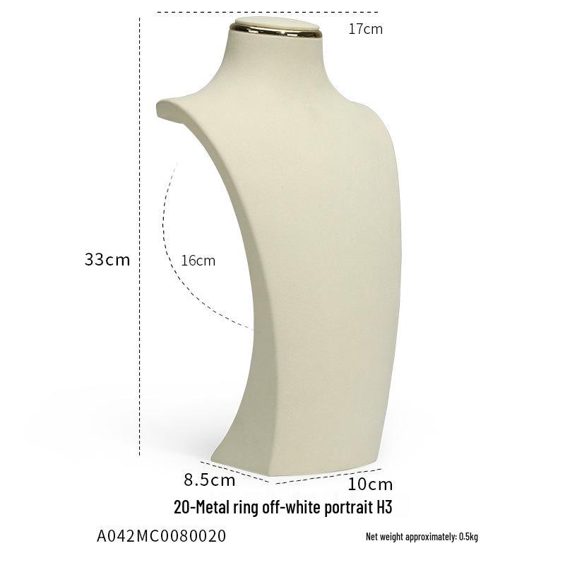 Weiyuanpeng Ultra-fiber Mannequin Necklace Display Stand