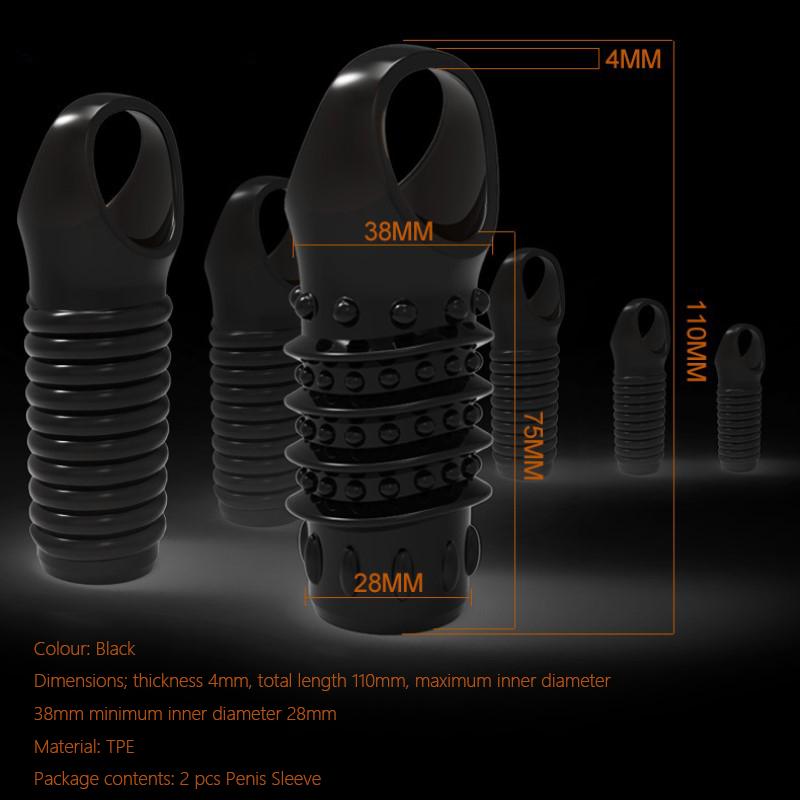 Penis Cock Ring Gjenbrukbar Silikon Forsinkelse Ejakulasjon Sterkere ereksjon Sexleketøy Voksen Ring Cock For Menn Mann Sex Shop