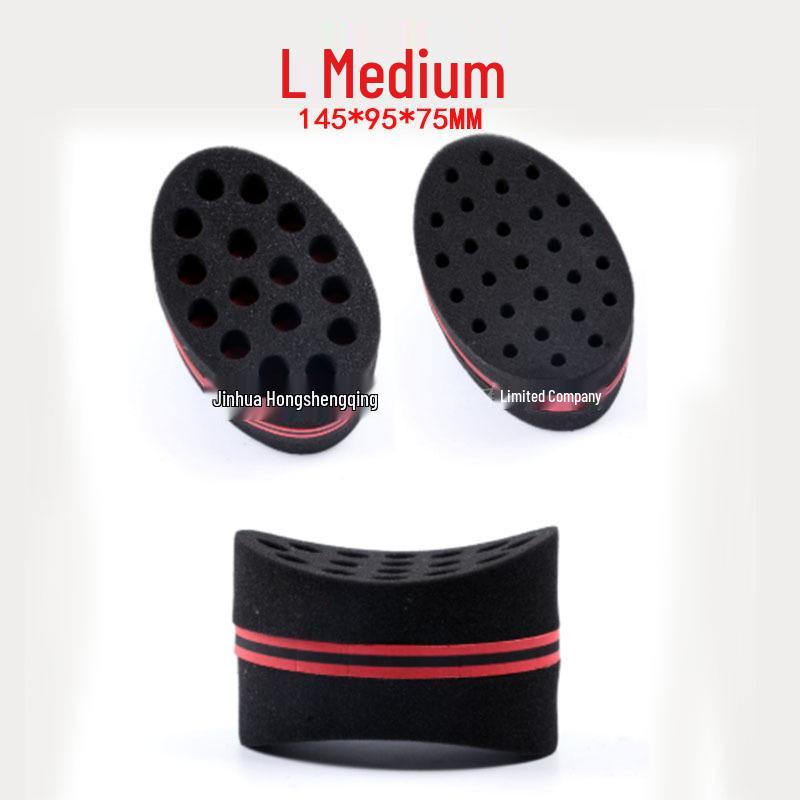 Black Hair Curling Sponge & Styling Comb Set